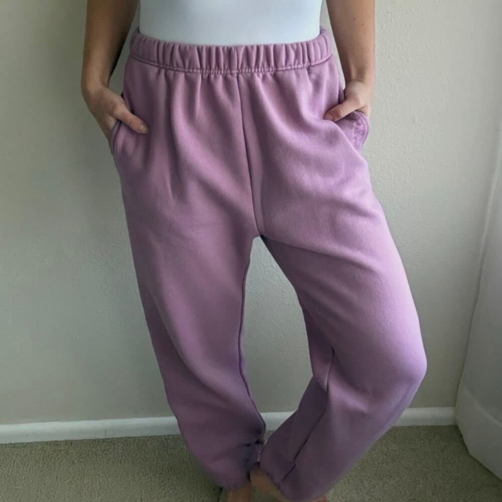 For love & lemons Pink Jogger Sweatpants sporty lounge wear workout  athleisure